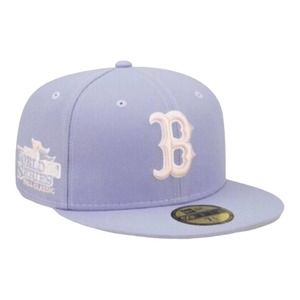 Boston Red Sox New Era 2013 World Series Patch 59Fifty 7 5/8 Lavender Rare Cap